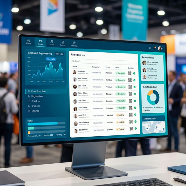 Deltakerhåndtering Dashbord